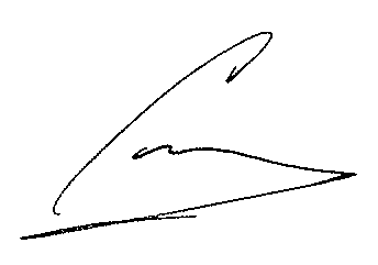 Carey's signature